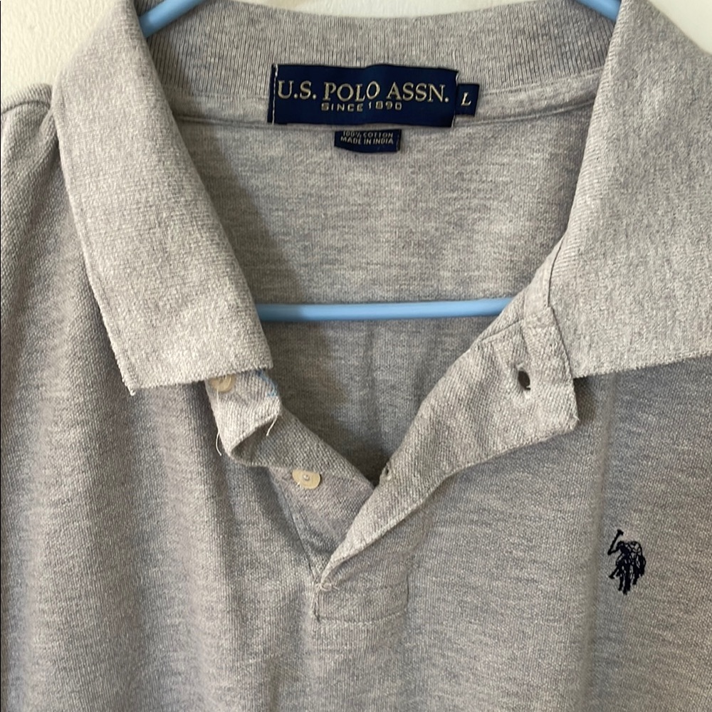 U.S. Polo Assn. Gray Men's Polo Shirt